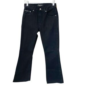 Y2K LEI Black Mid Rise Flare Jeans Hip Hugger Grunge Size 1 NWT